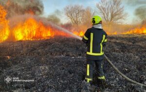 В Україні за вихідні вигоріло 2000 гектарів землі