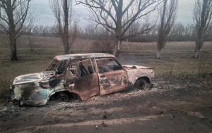 На Харківщині через удар російського дрона по автівці загинула людина